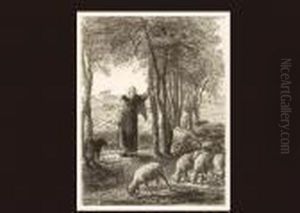 Sheperd by Jean-Francois Millet