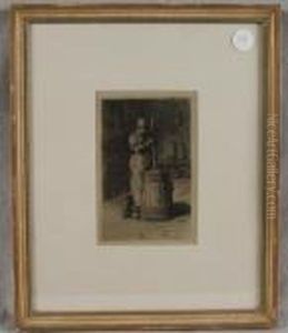 La Barateuse by Jean-Francois Millet