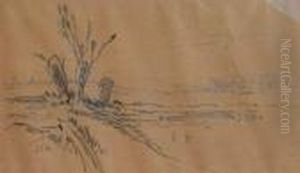 Paysage Lacustre by Jean-Francois Millet