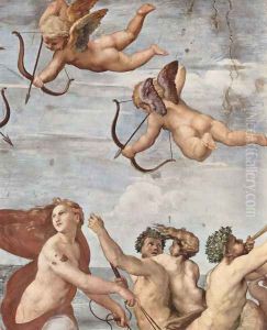 The Triumph of Galatea (detail 1) by Raphael