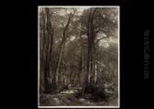 Enforet Ou Haute Futaie by Jean-Francois Millet