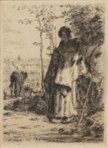 Grande Bergere (melot M18) by Jean-Francois Millet