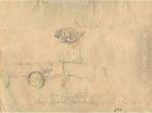 Cela Equivaut A Une Charrette Posee Sur Les Roues by Jean-Francois Millet