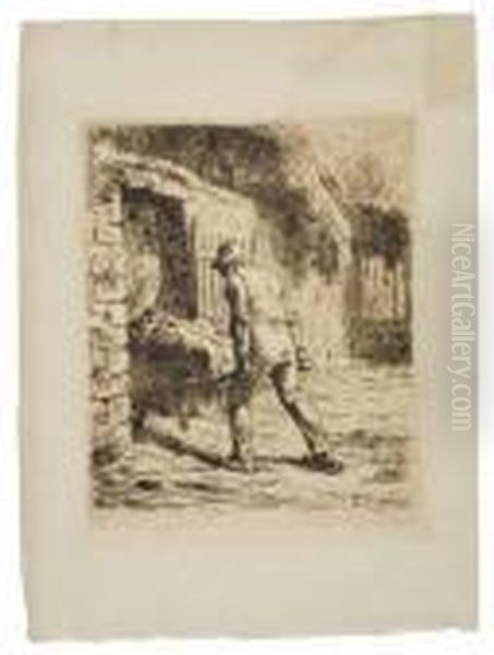Le Paysan Rentrant Du Fumier. - view 1