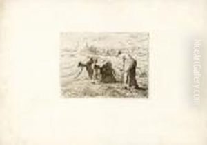 Les Glaneuses. by Jean-Francois Millet