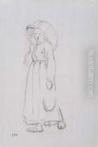 Paysanne Avec Un Sac by Jean-Francois Millet