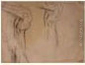 Etude De Mains by Jean-Francois Millet