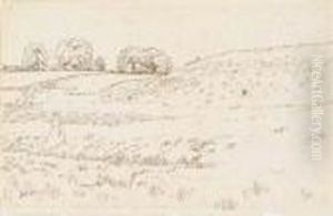 Un Paysage Vallonne Avec Une Figure Au Premier Plan