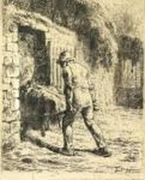 Le Paysan Rentrant Du Fumier. - view 1