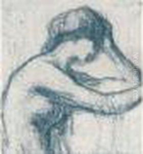 Jeune Femme De Profil La Tete Appuyee Sur Une Main