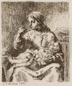 Le Bouillie (melot M 17) by Jean-Francois Millet