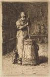 La Barrateuse by Jean-Francois Millet