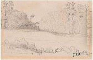 Carrefour De L'epine, Foret De Fontainebleau by Jean-Francois Millet