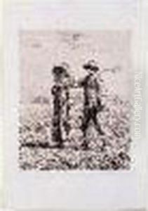 Depart Pour Le Travail by Jean-Francois Millet