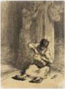 Le Vannier by Jean-Francois Millet
