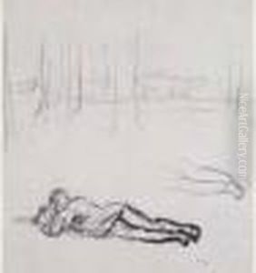 Paysan Etendu by Jean-Francois Millet