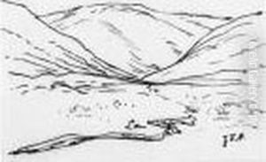 Paysage by Jean-Francois Millet
