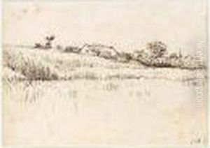 Inscribed: Jobas. by Jean-Francois Millet