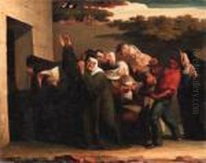 Vert-vert (the Nuns' Parrot) by Jean-Francois Millet
