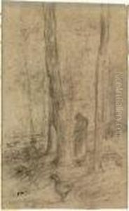 The Goose Tender (la Guardeuse D'oris) by Jean-Francois Millet