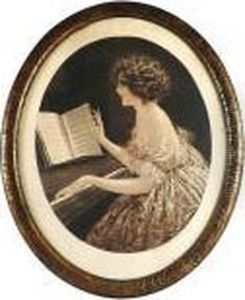 Elegante Au Piano