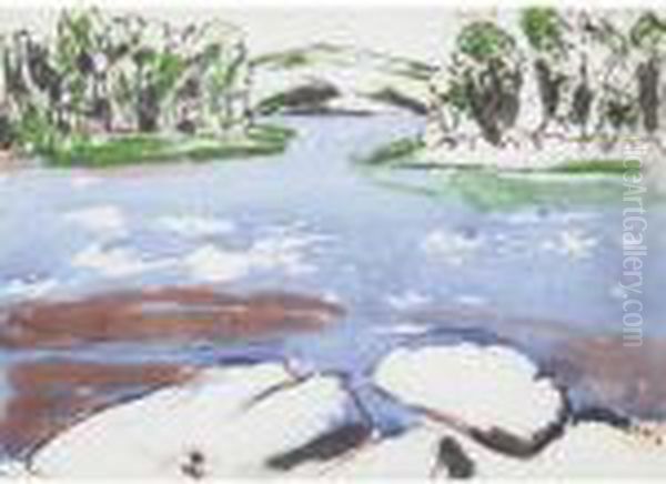 Channel Through The Reeds - view 1