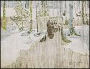 Thaw In The Woods, Alander Cabin, Lower Berkshires, Massachusetts