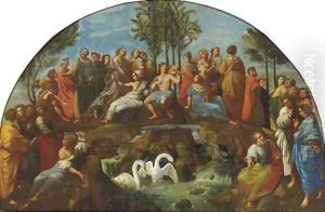 Apollo and the Muses on the Parnassus by Raphael