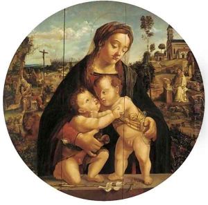Madonna and Child with the infant Saint John the Baptist by Raphael