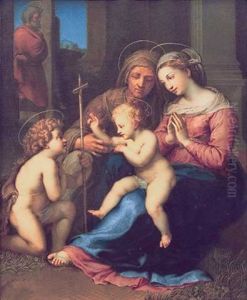 The Virgin and Child with the Infant Saint John the Baptist and Saint Elizabeth by Raphael