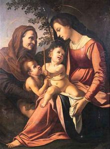 The Madonna and Child with the Infant Saint John the Baptist and Saint Elizabeth by Raphael