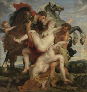 Rape of the Daughters of Leucippus c. 1617