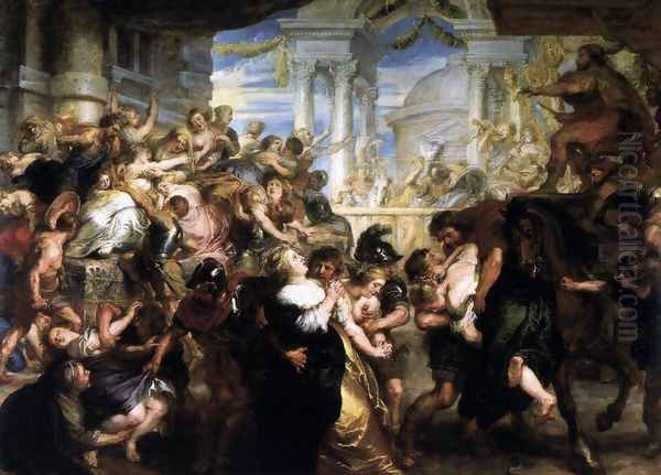 The Rape of the Sabine Women 1635-37 - view 1