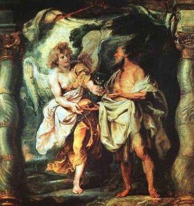 The Prophet Elijah Receiving Bread and Water from an Angel 1625-28