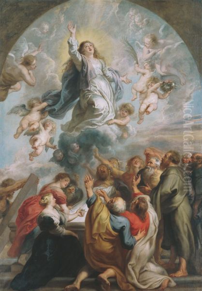 Assumption Of The Virgin by (studio of) Rubens, Peter Paul