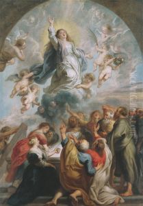Assumption Of The Virgin by (studio of) Rubens, Peter Paul