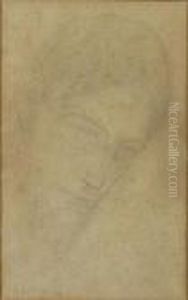 Studie Van Een Gezicht by Georges Minne