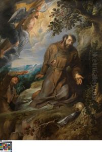 St Francis of Assisi Receiving the Stigmata c. 1635