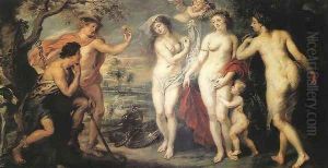 The Judgment of Paris c. 1639 by (studio of) Rubens, Peter Paul