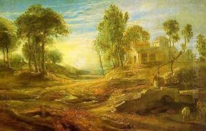 Landscape with a Watering Place by (studio of) Rubens, Peter Paul