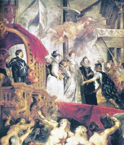 Arrival of Maria of Medici & Henry to Lyon by (studio of) Rubens, Peter Paul