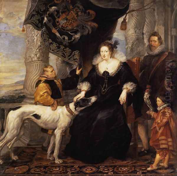 Portrait of Lady Arundel with her Train 1620 - view 1