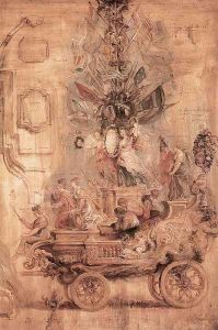 The Triumphal Car of Kallo (sketch)