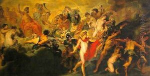 The Council of the Gods, 1622-24 by (studio of) Rubens, Peter Paul