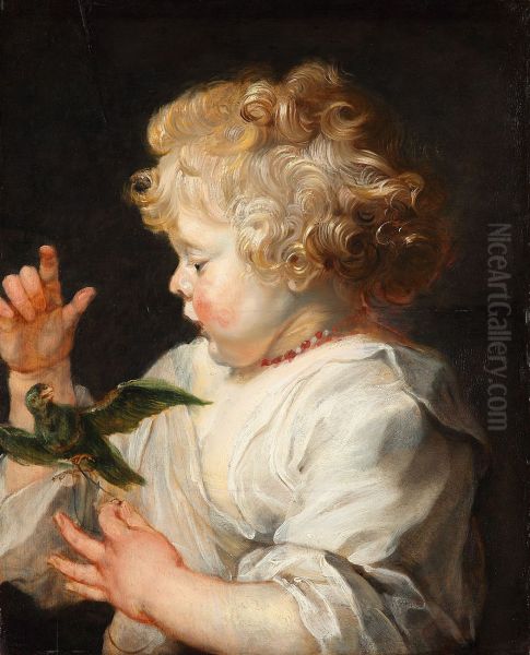 Boy with Bird c. 1616 - view 1