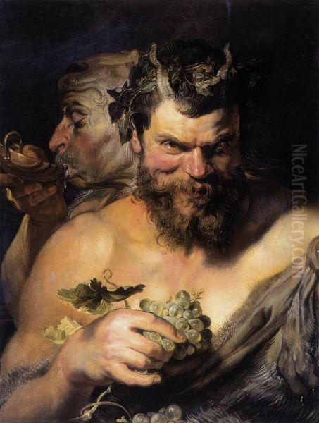 Two Satyrs 1618-19 - view 1