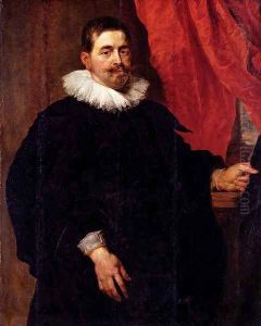 Portrait Of A Man Probably Peter Van Hecke