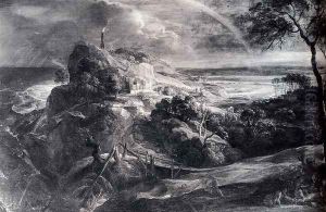 Landscape With The Shipwreck Of Aeneas by (studio of) Rubens, Peter Paul