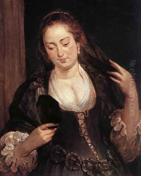 Woman with a Mirror c. 1640 - view 1
