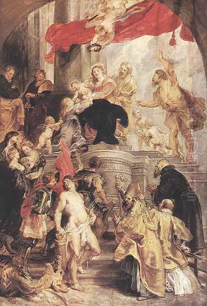 Bethrotal of St Catherine (sketch) - view 1